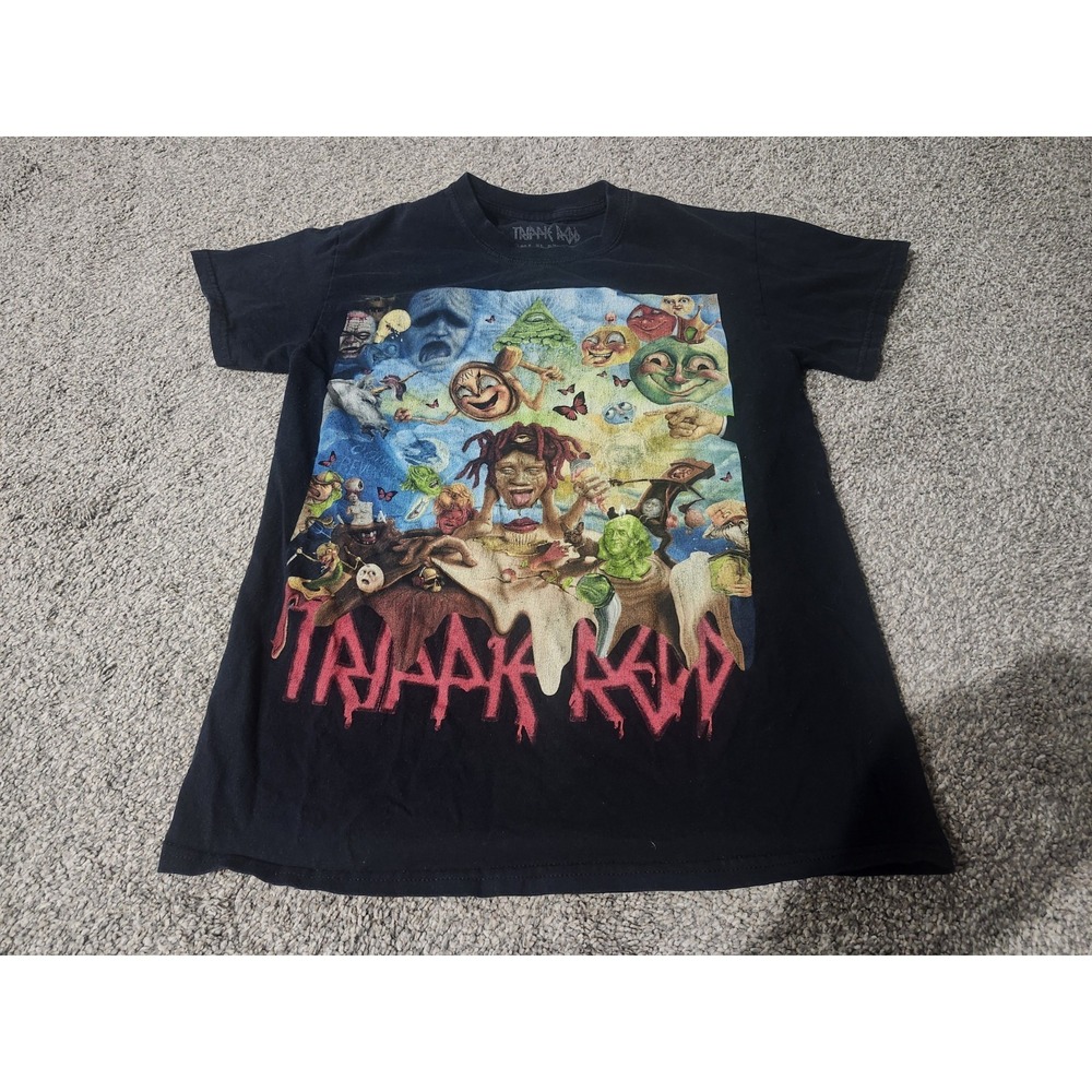 Trippie Redd Official Merch Life's A Trip Album Promo Rap Tee Mens Sz Small EUC